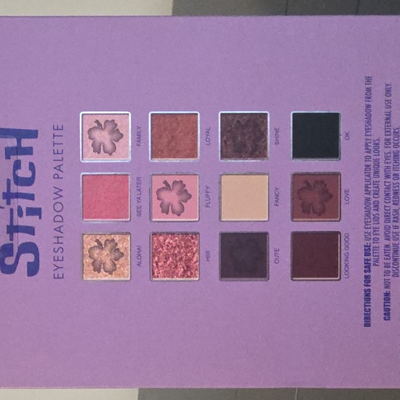 DISNEY'S STITCH NEW Eyeshadow Palette with Floral Design - Picture 6 of 7